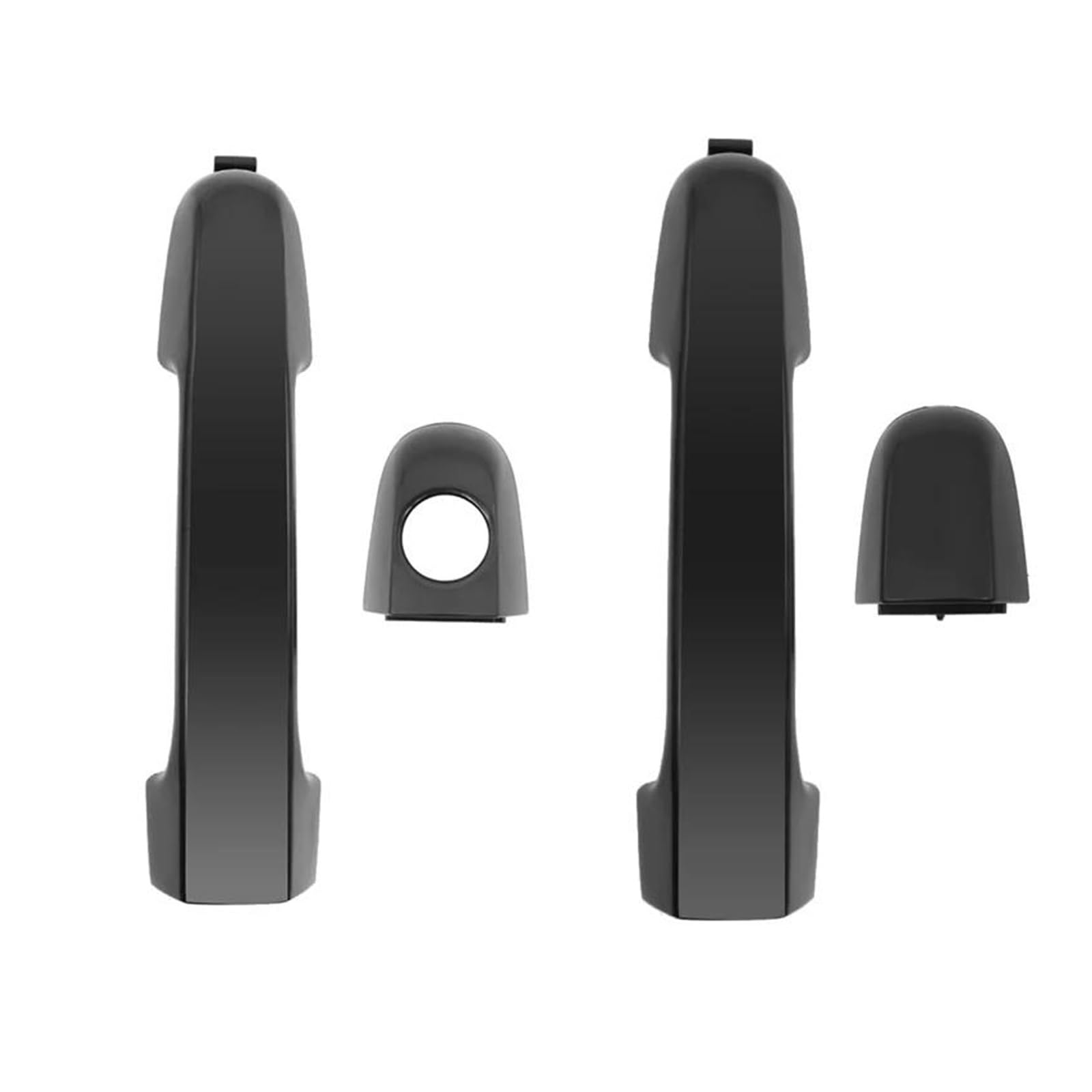 Lolhoikilm Front And Rear Car Door Handle Covers For Hyundai For I20 2007-2014 Oem: 82651-1J000 Car Door Handle Fit Front/Rear Car Exterior Door Handle Trim Styling Accessories