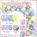 Daidle 1st Birthday Decorations for Girl, 128pcs Sweet One Birthday Party Decorations, Balloon Boxes, Party Backdrop, Photo Banner, Donuts Ice Cream Candy Balloons Garland