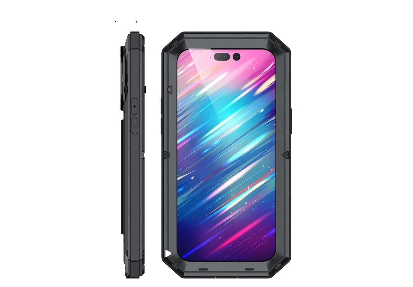 Coque iPhone 17 Pro rigide antichoc noire pour éviter les rayures - 8