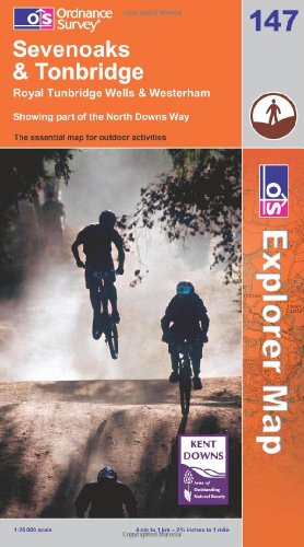 OS Explorer map 147 : Sevenoaks & Tonbridge