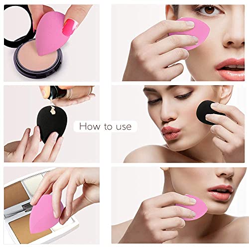 Image of MOOLYAVAAN PRODUCTS Makeup Sponge, Multi-colored Blender Blending Beauty Sponges for Foundations,Powders & Creams, Vegan, Cruelty Free and Non-Latex {Color May Vary} (PACK OF 5)