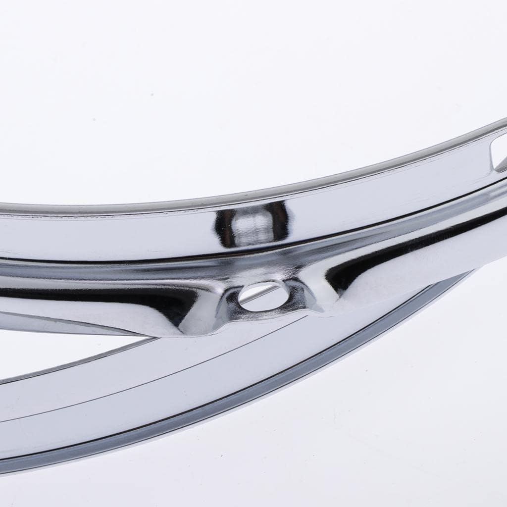 Generic 2 Premium Alloy Steel Snare Drum Hoop Rim 10 Inch 6 Holes 1.5mm
