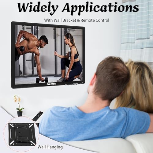 Image of 19 Inch TFT LCD Security CCTV Monitor 1280x1024 4:3 Resolution Color Display Screen Support HDMI /VGA /AV /BNC /USB Input with Remote Control Built-in Speakers for CCTV Surveillance Camera STB