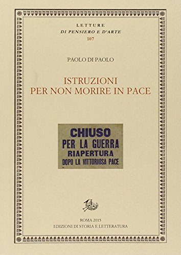 Istruzioni per non morire in pace. Patrimoni, rivoluzioni, teatro