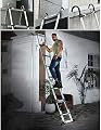 Telesladder Ladderstall Ladder Aluminum Multi Purposecopiladder with Hook Non-Slip Marriage/9M/12.7Ft