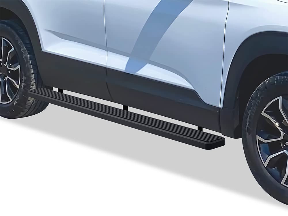 (Black Powder Coated 5 inches) Running Boards Nerf Bars Side Steps Compatible with Chevy Trailblazer 2021-2026