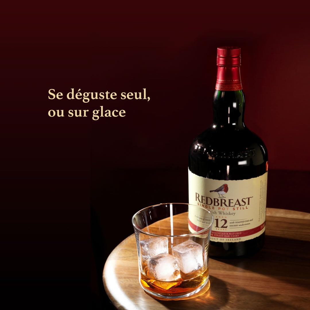 REDBREAST 12 ans Single Pot Still Whisky Irlandais - 40%, 70cl