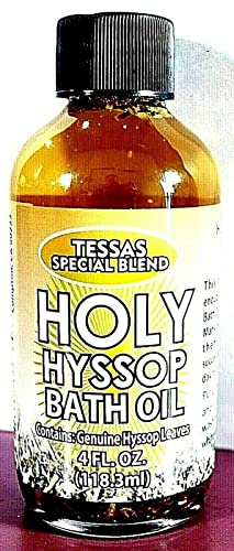 3 Pcs Tessas' Special Holy Hyssop Bath Oil 4 Fl Oz