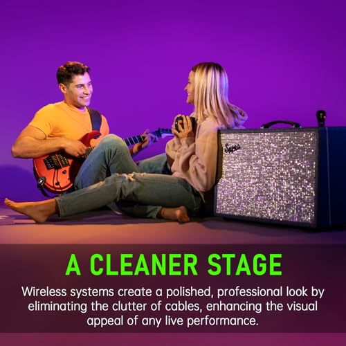 xvive u2 wireless guitar system rechargeable 24ghz guitar wireless transmitter and receiver for electric guitar bass