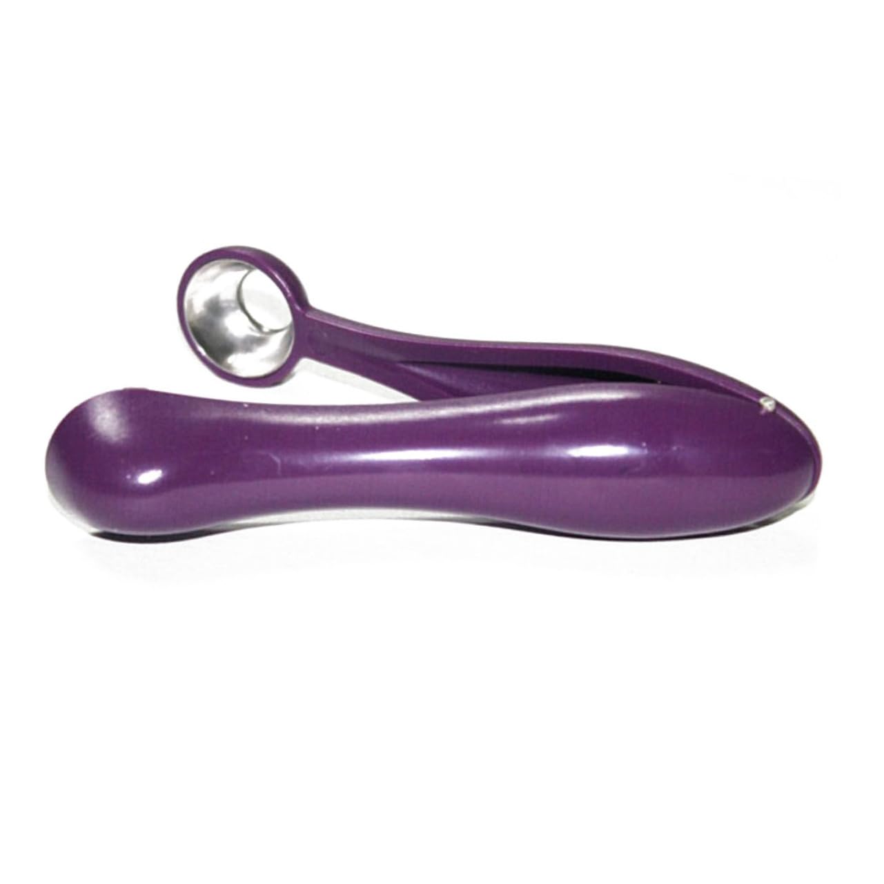 COLLBATH Cherry and Olive Pitter Corer Tool Ergonomic Fruit Seeder with Spring Loaded Mechanism Random Color and Design for Quick Cherry Core Removal