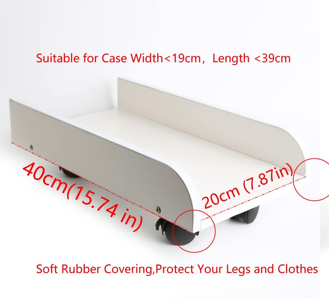 Wooden Computer Tower Stand, Yeqoo Modern Simple Mainframe Carrier