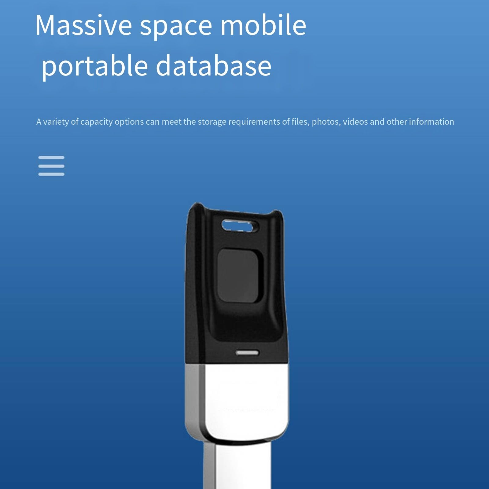 Chiavetta USB con crittografia delle impronte digitali Chiavetta USB aziendale con crittografia hardware a doppia partizione 32 GB 64 GB 128 GB 256 GB,256GB