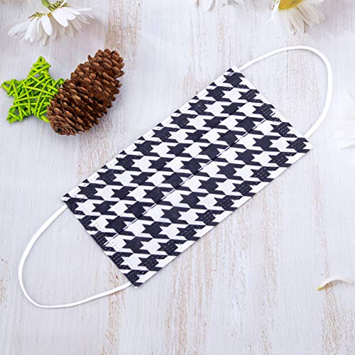 Image of Borje Disposable Face Masks Breathable Face Mask 3 Ply with Elastic Earloops Mouth Cover 50 Pcs
