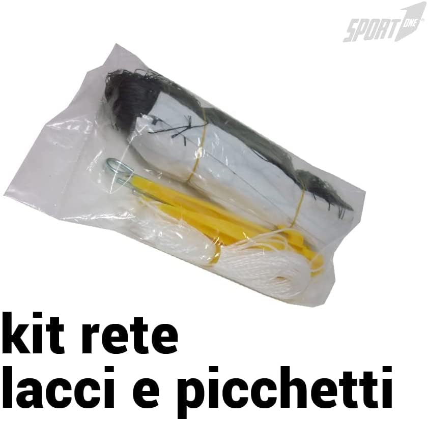 Rete da pallavolo per Giardino Professionale Arancione con Pali Alta Altezza Massima 220cm Portatile per Bambini e Adulti