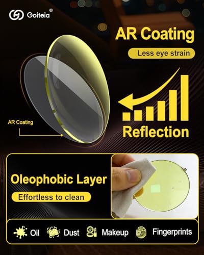 Image of Goiteia Orange Blue Light Blocking Glasses, Amber Easier Sleep Glasses