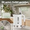 Clatronic® Wasserkocher 1,8L | 2200W für schnelles Erhitzen | BPA frei | Einhandbedienung | Wasserstandsanzeige | 360° drehbarer Sockel mit Kabelaufwicklung | Kettle | WK 3840 weiß #2