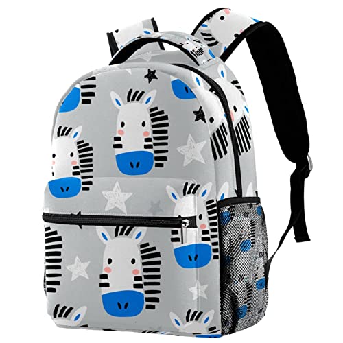 Sac à dos de voyage zèbre anti-fuite avec son porte-bouteille extérieur