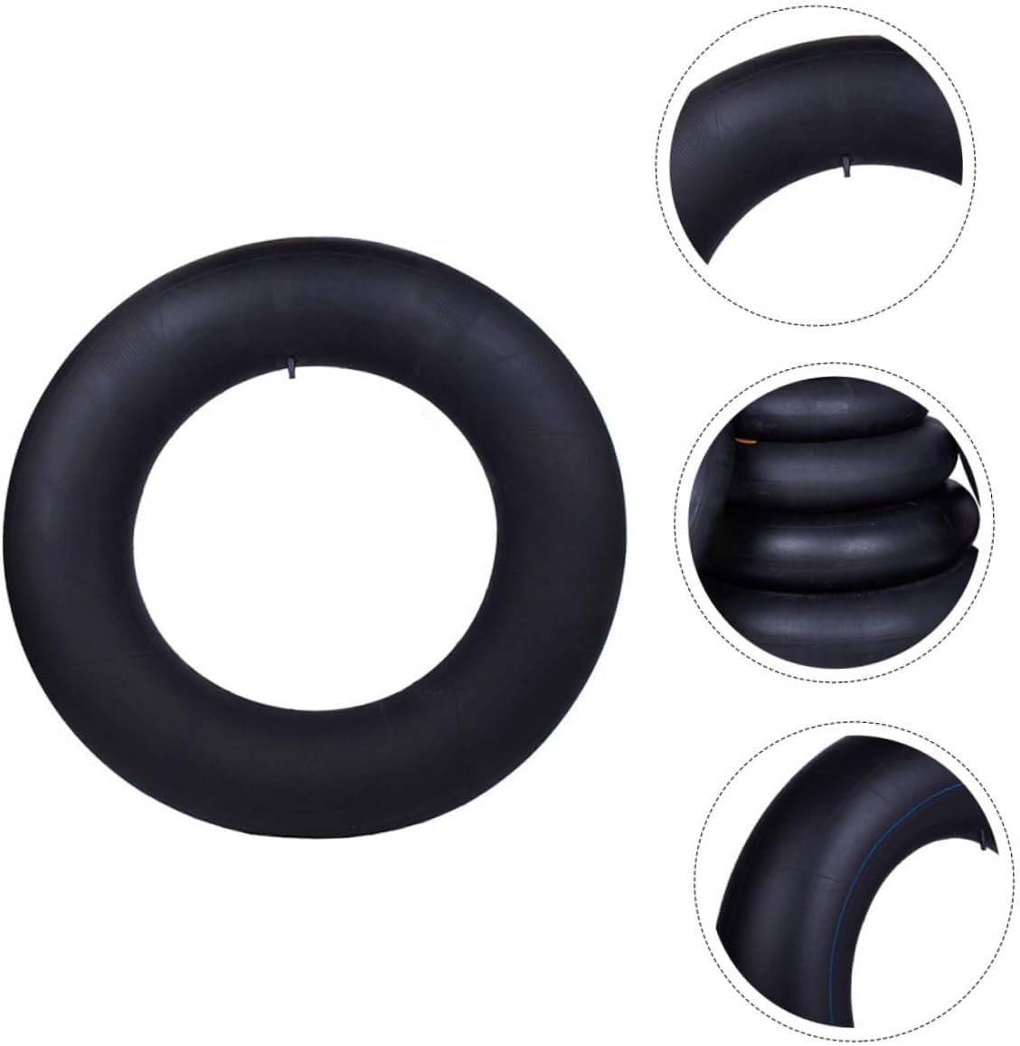 GALPADA Thickened Inflatable Winter Snow Tube Inner Tube 80cm Butyl Rubber Sturdy Outdoor Skiing Sledding