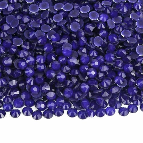 2024 Nuevos cristales violetas sueltos, diamantes de imitación sin fijación en caliente, cristales de imitación sin fijación en caliente, decoraciones para uñas DIY SS3-SS30-p381, violeta de gencian