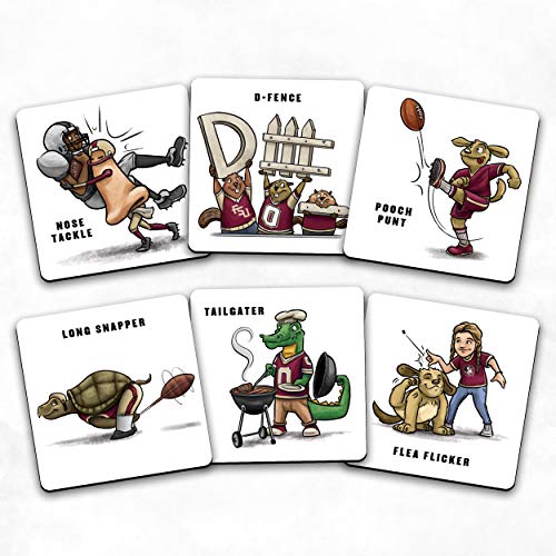 Image of YouTheFan NCAA Officially-Licensed Memory Match Game - Humorous, Team-Specific, Original Hand-Drawn Artwork, Fun for the Whole Family, for Fans Young and Old