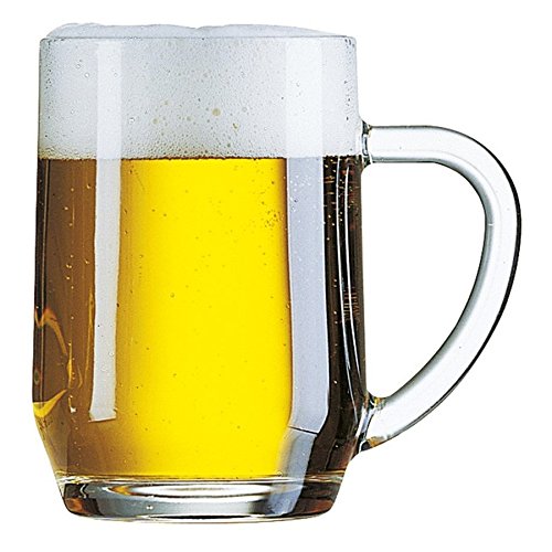 Arcoroc Confezione 3 Boccali Birra con Manico 56 cl - Boccale BROCCA GIARA GIARRA Linea Haworth Mug Calice Birra Classico