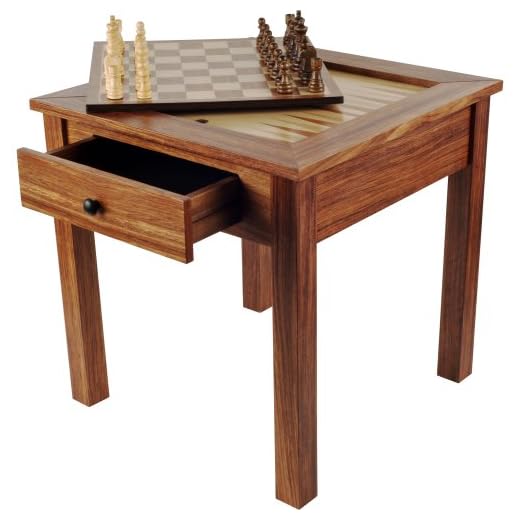 Elegant Game Table with Reversible Top Design