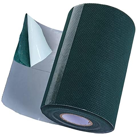 Artificial Grass Jointing Tape, Centre Peel Off Fake Grass Self Adhesive Lawn Tape Seaming Tape for Connecting 2 Pieces Turf Carpet, 15cm x 10m Cover