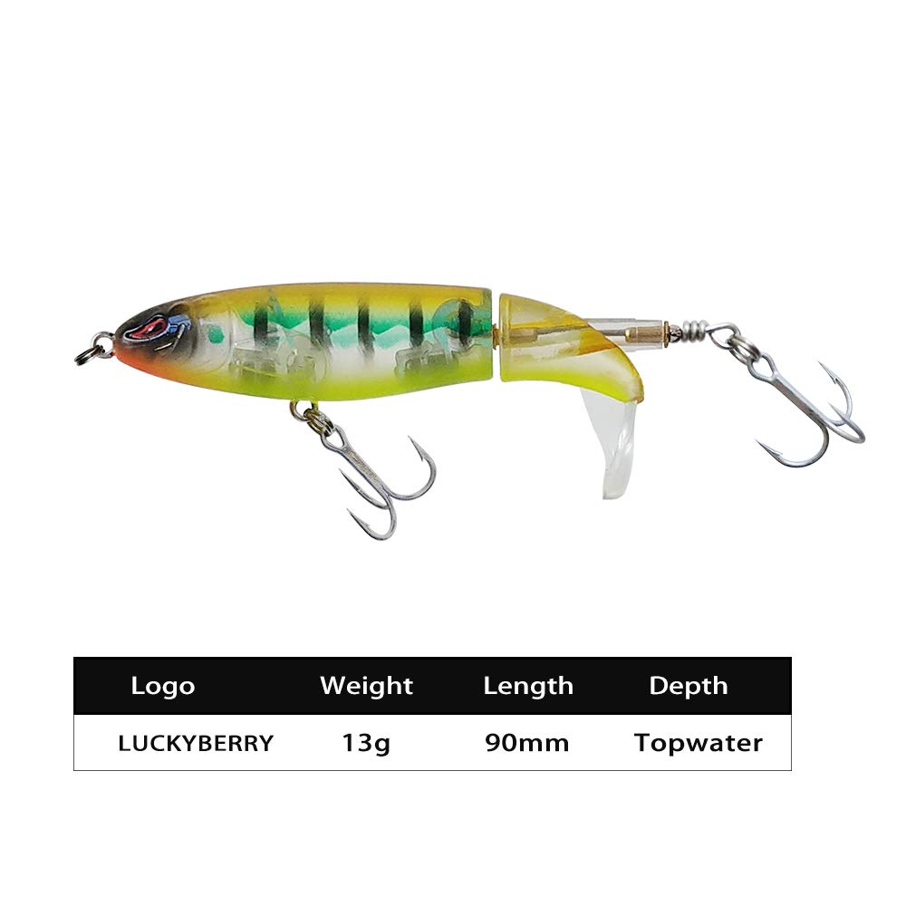 Buy Whopper Plopper with VMC Hooks Topwater Fishing Lure Floating Lure