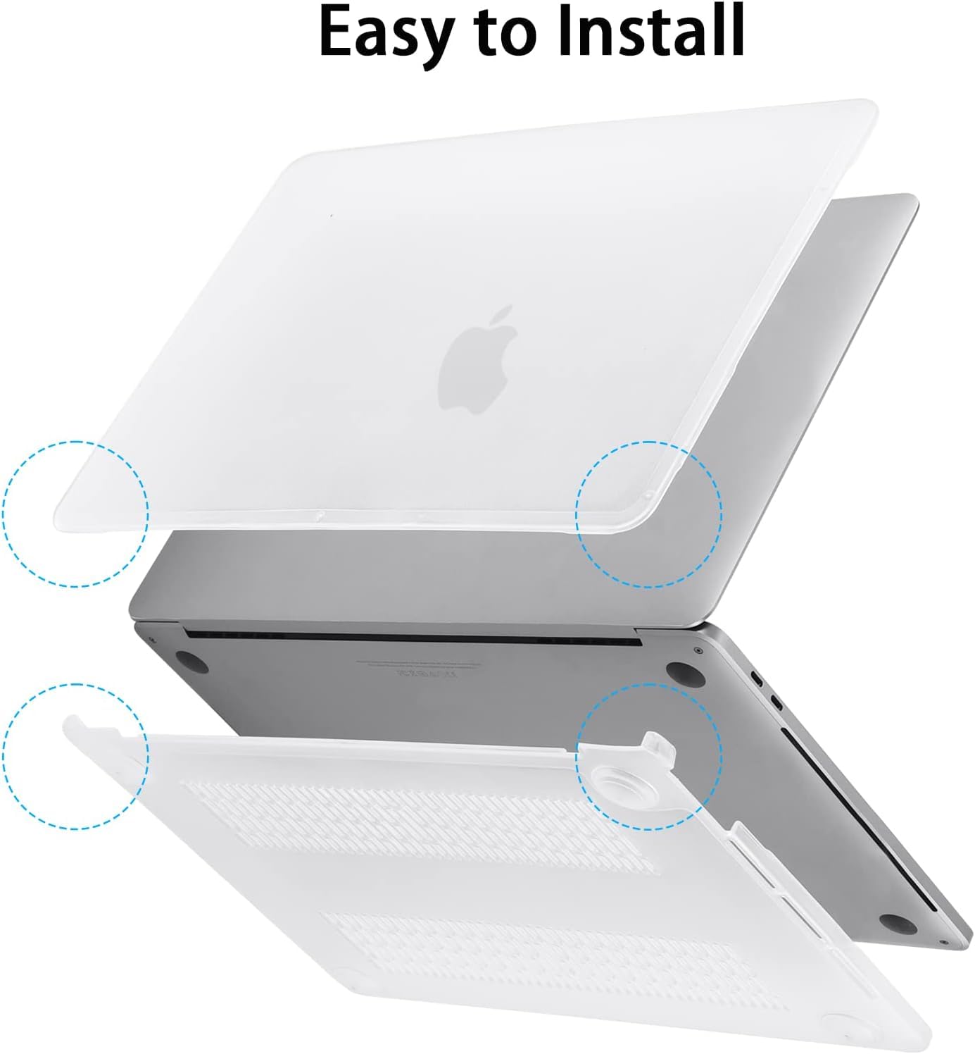 ETZIN Hard Shell case Compatible with MacBook Pro Case 13 inch M1