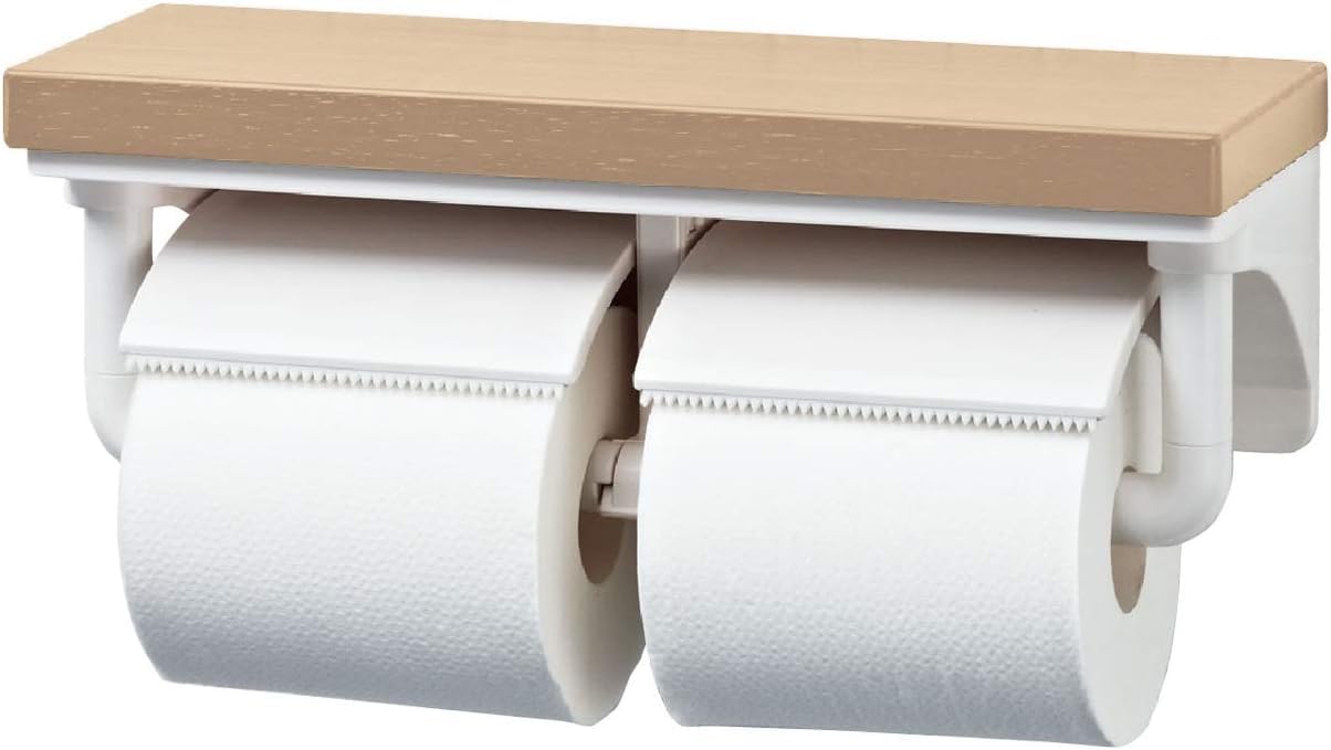 LIXIL(リクシル) INAX 棚付2連紙巻器 クリエダーク CF-AA64KU/LD d2ldlup Amazon | LIXIL(リクシル) INAX トイレ用 棚付2連紙巻器 クリエペール
