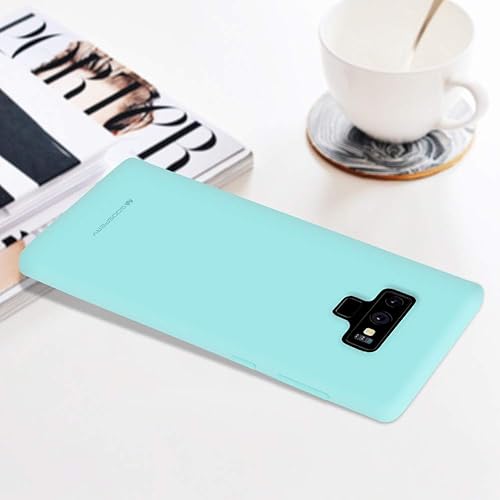 Miniatura 6 de GOOSPERY Funda suave para Samsung Galaxy Note 9 (2018), cubierta de parachoques delgada sedosa (menta)