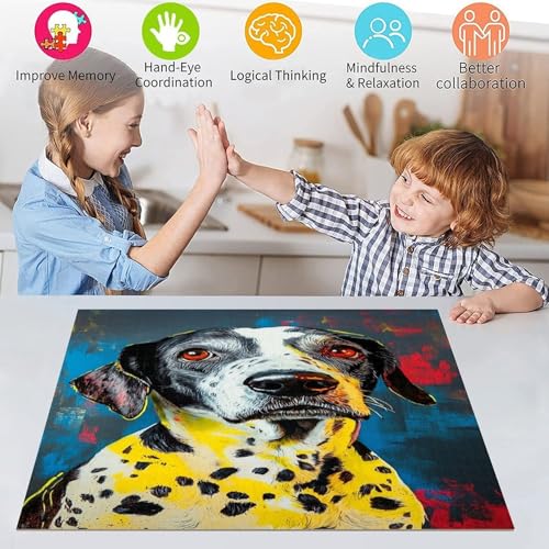 1000 Teile für Teenager Pointer-Hund-Puzzle 1000 Teile für Erwachsene Lernspielzeug Familienspiele Geburtstagsgeschenk Geschenke (26x38cm)