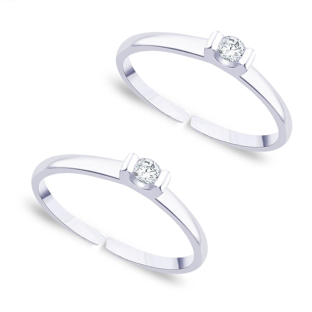 TARAASH CZ 925 Sterling Silver Diamond Studded Toe Ring for Women/Girls (B00OKF8TK4) Amazon Price History, Amazon Price Tracker