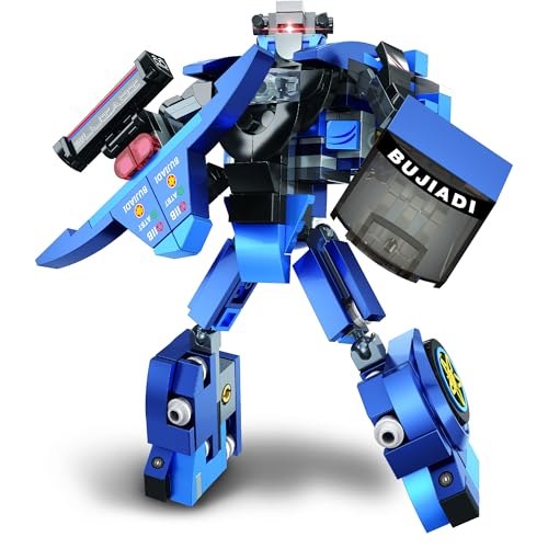 Image of Midnight Thunder Blue 2-in-1 Robot & Sports Car (231 Pieces) | Learn About Machines | Building Block Set for Kids Age 6+ | STEM Educational Toy | Build, Play & Learn