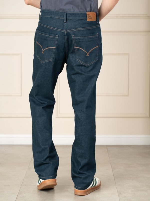 Image of The Pant Project Luxury Relax Fit Stretchable Jeans for Men | Mens Stylish Denim Cotton Jeans