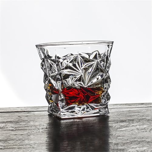 Vasos de whisky sin plomo transparentes que evitan la opacidad 8
