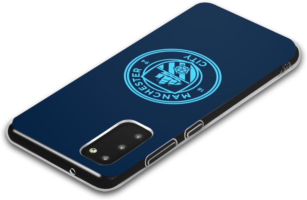 Head Case Designs Officially Licensed Manchester City Man City FC Electric Blue Badge Gel Case [Military Grade Protection] Compatible with Samsung Galaxy S24 Ultra 5G and Compatible with MagSafe