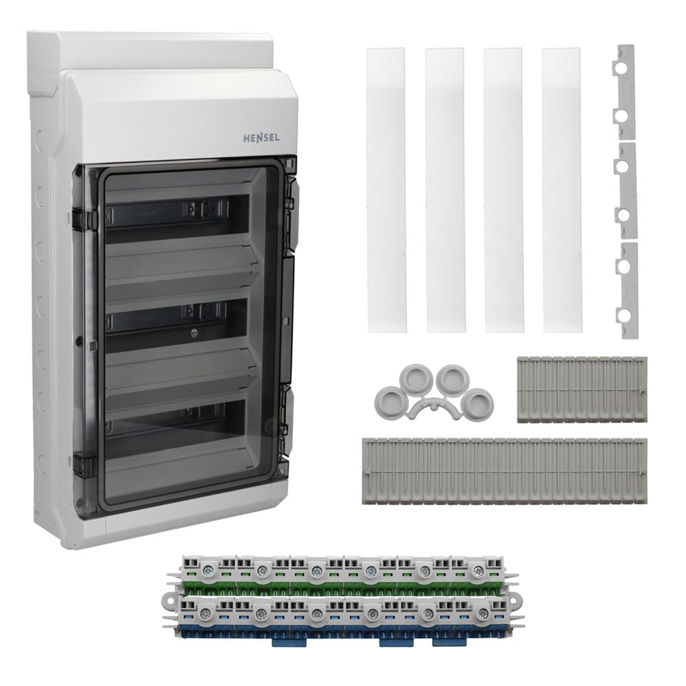 Hensel KV3536 3-reihig 36TE KV-Sicherungskasten Aufputz Automatengehäuse IP 54
