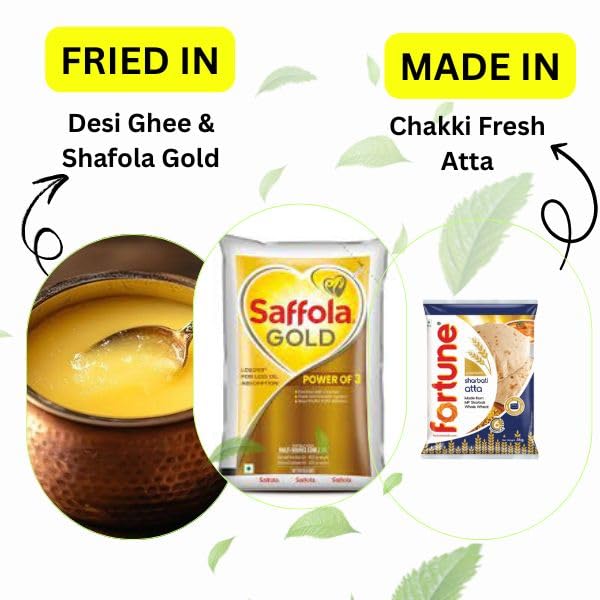 Image of Desi Ghee Khand Thekua (Unrefined Sugar, raw Sugar) (No Maida) | Cookie | Aata & Desi Khand (Unrefined Sugar) | Traditional Bihari Thekua | No Maida, No Dalda - 250 Gram | Swaadisht Upahar