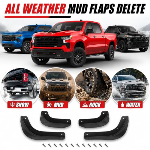 Mud Flap Delete Kit Fit for Silverado 1500 Accessories 2019-2025 by LYHCETVEX - Used condition - Image 5