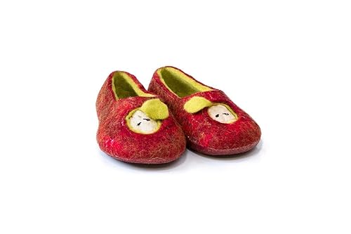 kids boiled wool slippers