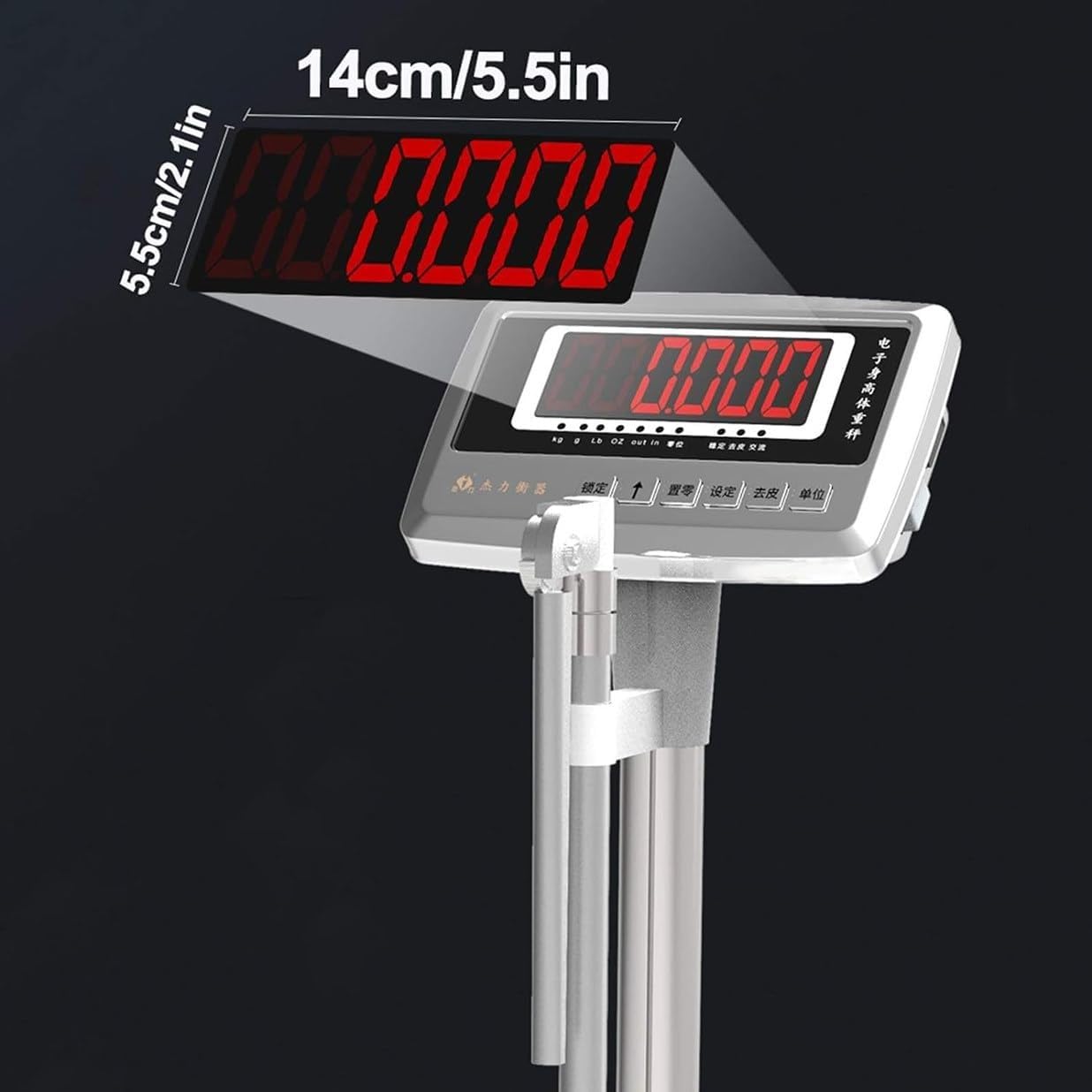 Smart Physician Scale - Bilance Professionali per la misurazione dell'altezza, Bilancia Elettronica per la misurazione del Peso, per Palestra, Ospedale