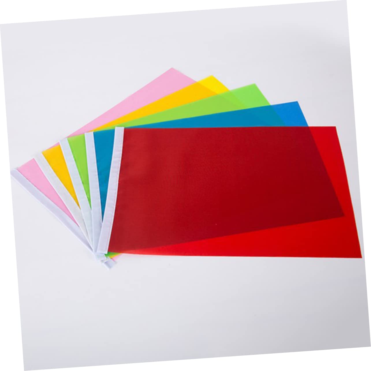 Bandierina a Mano Quadrata Blu 100 Pezzi in Poliestere