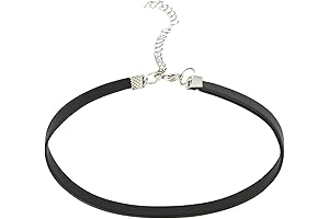 Punk Chic: Adjustable PU Leather Choker Necklace for Edgy Style