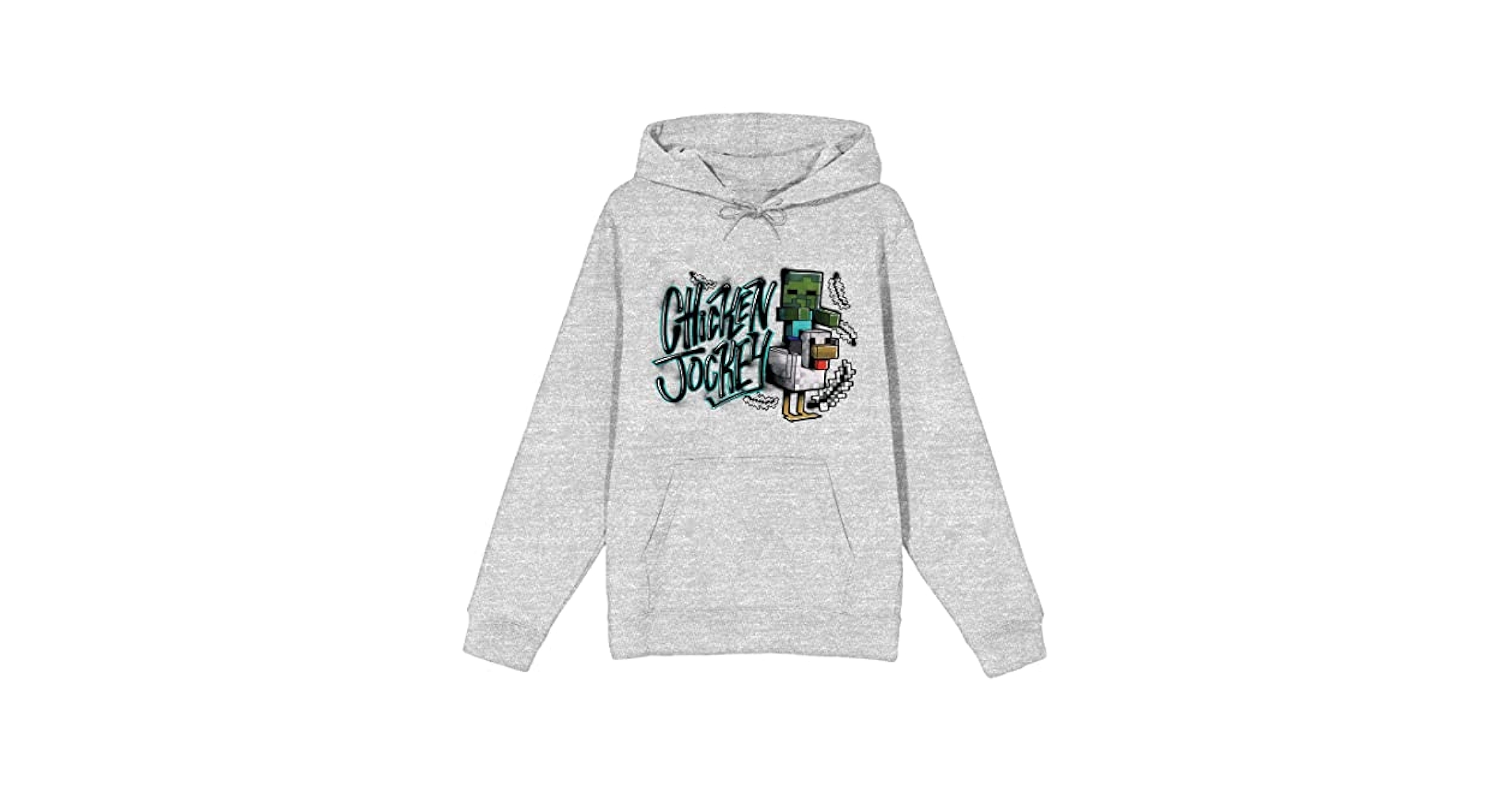 Minecraft Chicken Jockey Men's Athletic Heather Sweatshirt