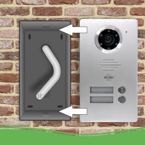 ELRO DV47EB Geeignet Für DV477W-Serie Und DV477IP-Serie-Grau, Unterputz Montage Box ( Schwarz)