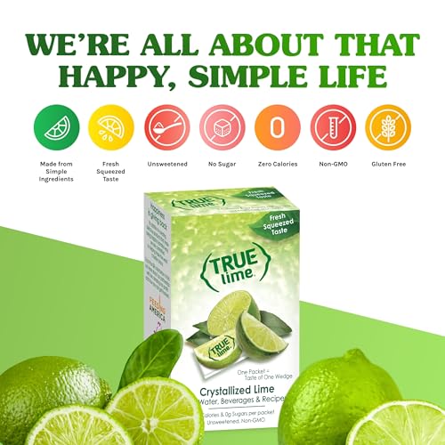 Image of True Lime Sugar Free Drink Mix Packets, Water Enhancer, 100 ct