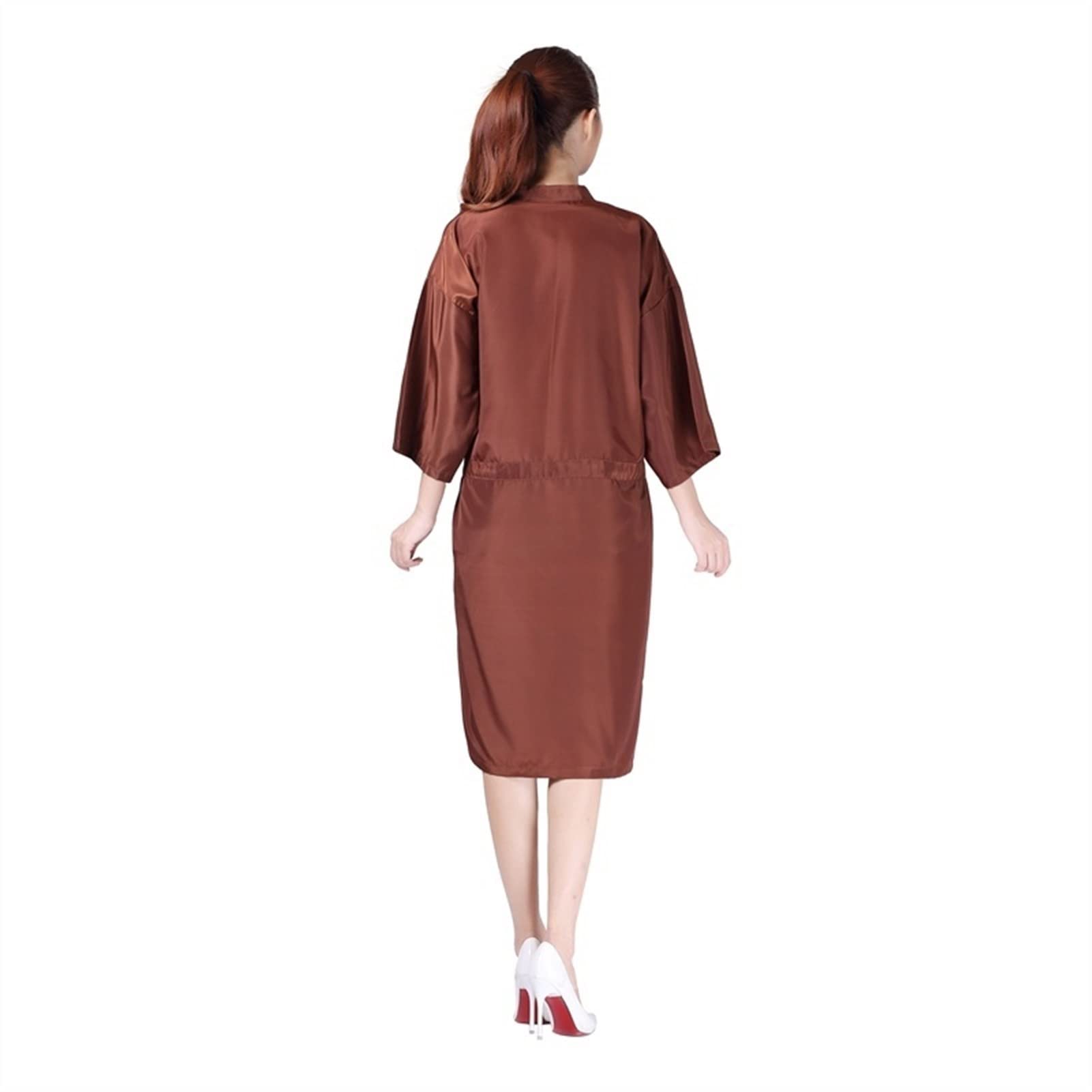 Barber Cape Haarschnittkippen, professionelle Friseur Salon Kunde Haarschnittkleid Kleid Beauty Hotel Friseur Shop Gäste Kleidung (Color : B)