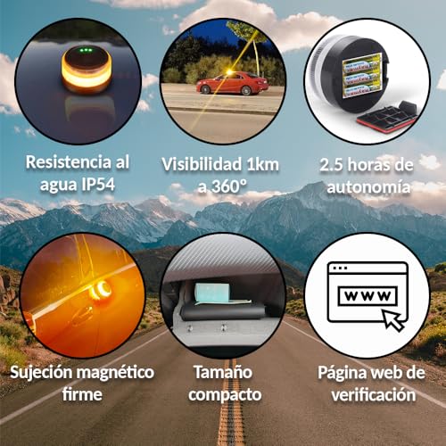 RAYKONG Baliza V16 Geolocalización DGT eSIM