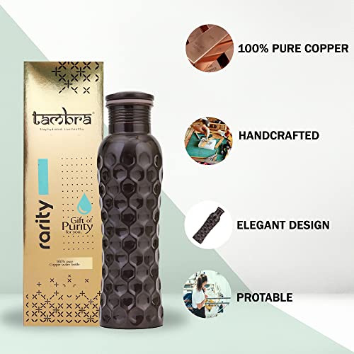 Image of Tambra Pure Copper Jointless Rarity Curve Hammered Bottle